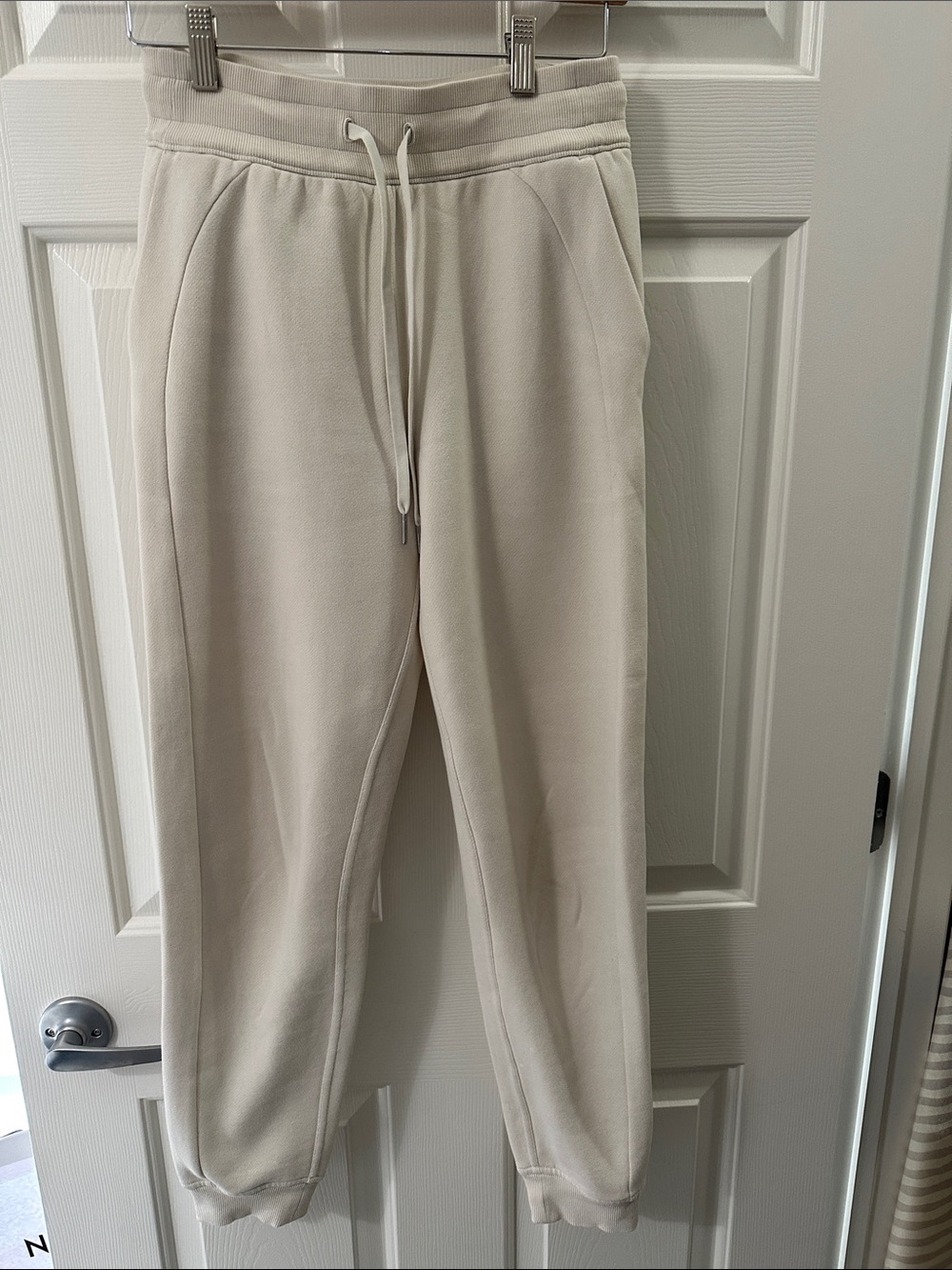 lululemon athletica Neutral Cream Jogger Sweatpants